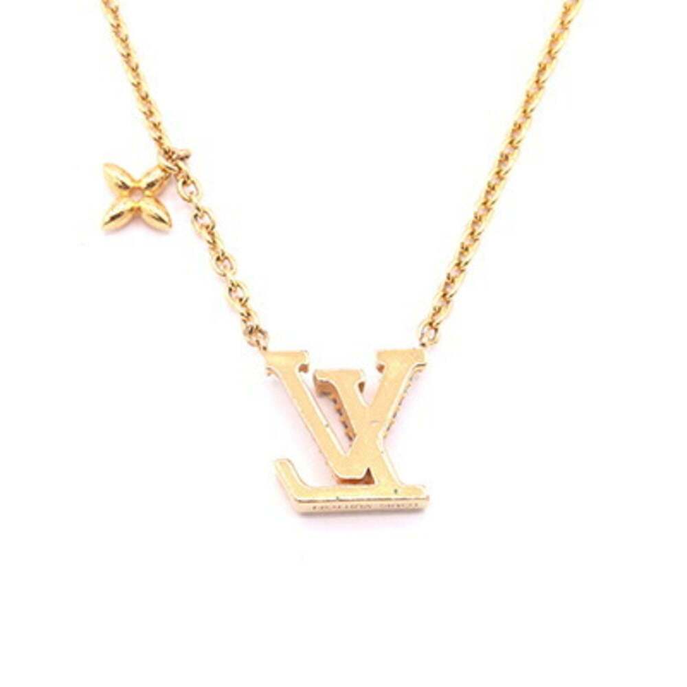 LOUIS VUITTON Gold Necklace - Picture 2 of 7
